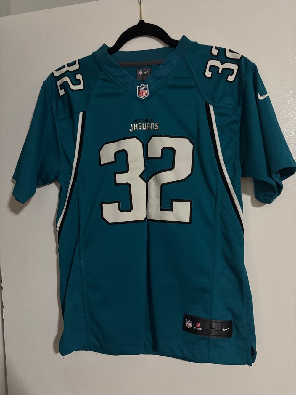 Nike Teal Jacksonville Jaguars #32 Football Jersey